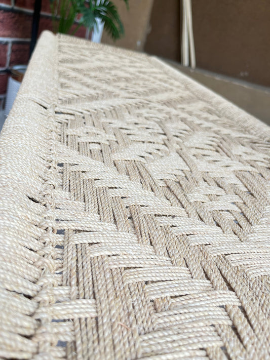 Matteo Handwoven Rope Bench
