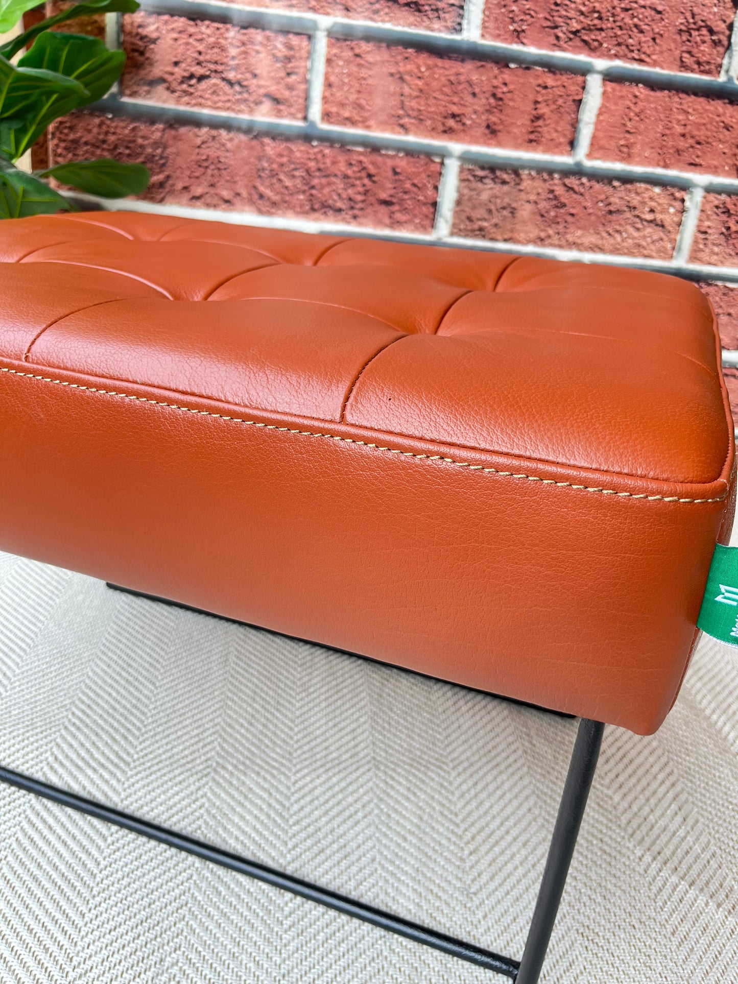 Matteo Classic Leather Stool