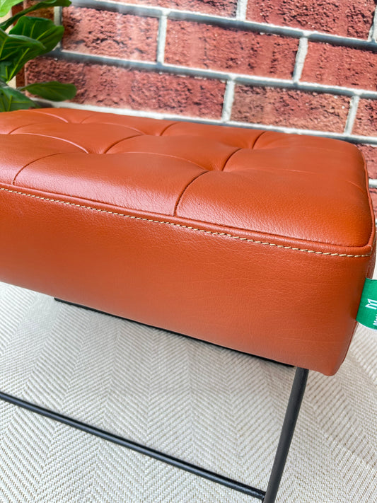 Matteo Classic Leather Stool