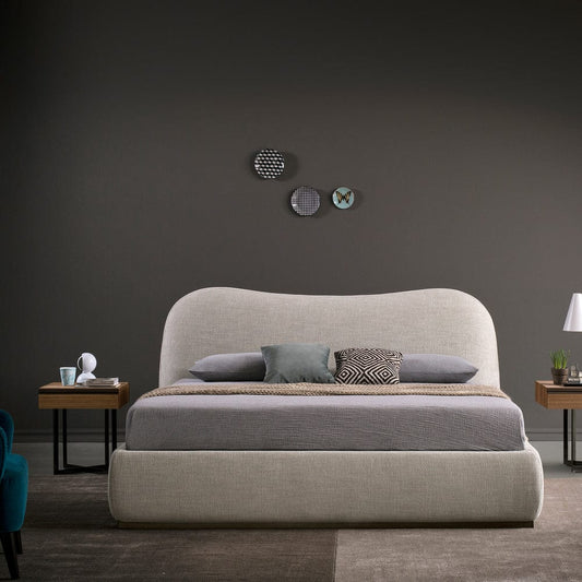 Matteo Nova Curve Bed with side tables