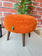 Rustic Round Ottoman