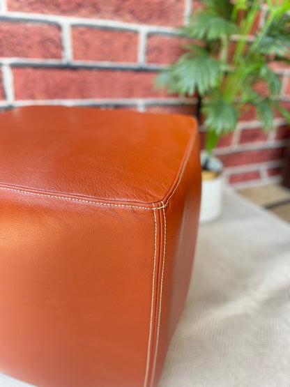 Premium Leather Ottoman
