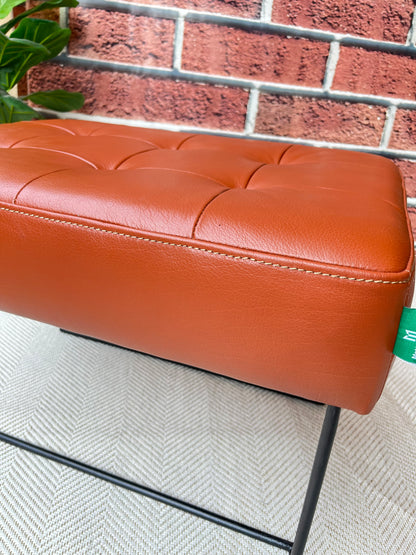 Matteo Classic Leather Stool