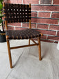 Matteo Woven Leather Dining Chair