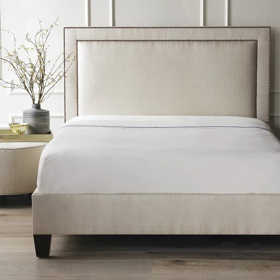 Matteo Imperial Upholstered Bed with side tables