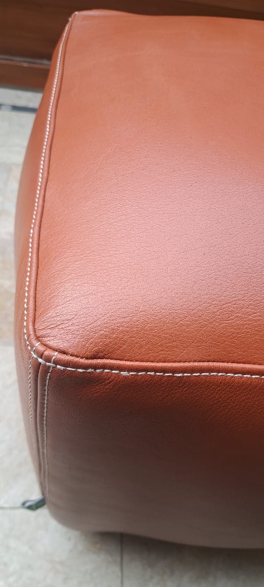 Premium Leather Ottoman