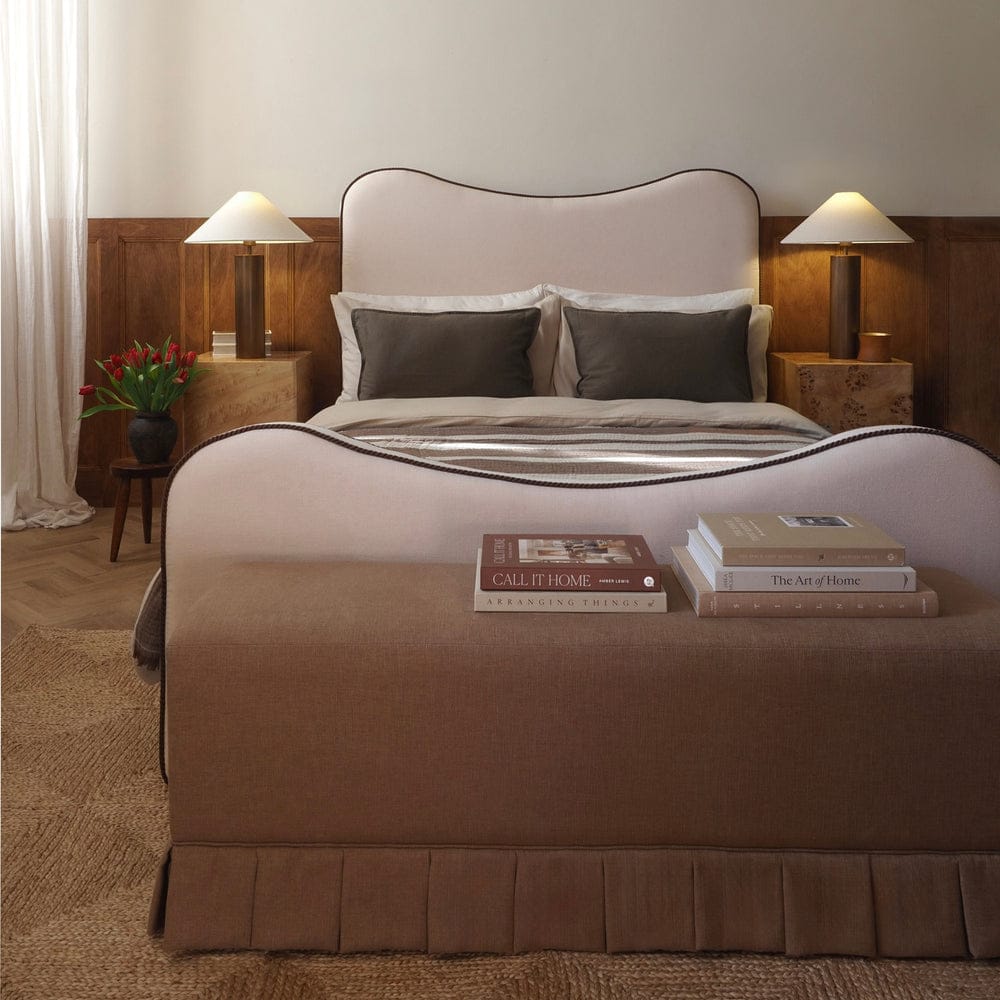 Matteo Serenity Curve Bed with side tables