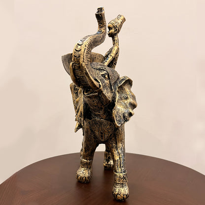 Golden Decorative Elephant Set