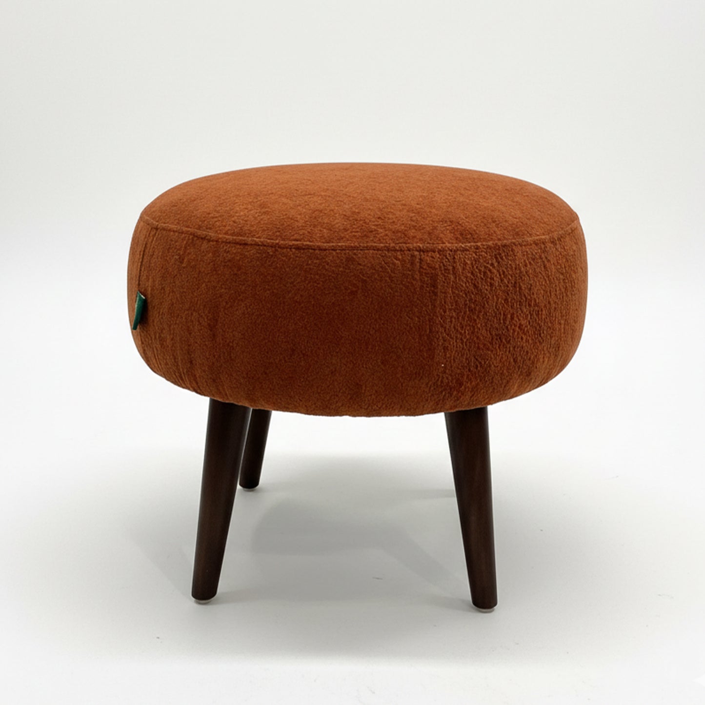 Rustic Round Ottoman