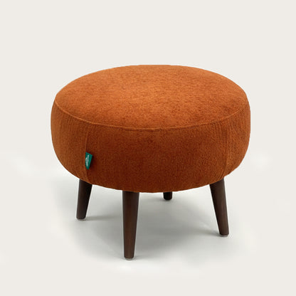 Rustic Round Ottoman