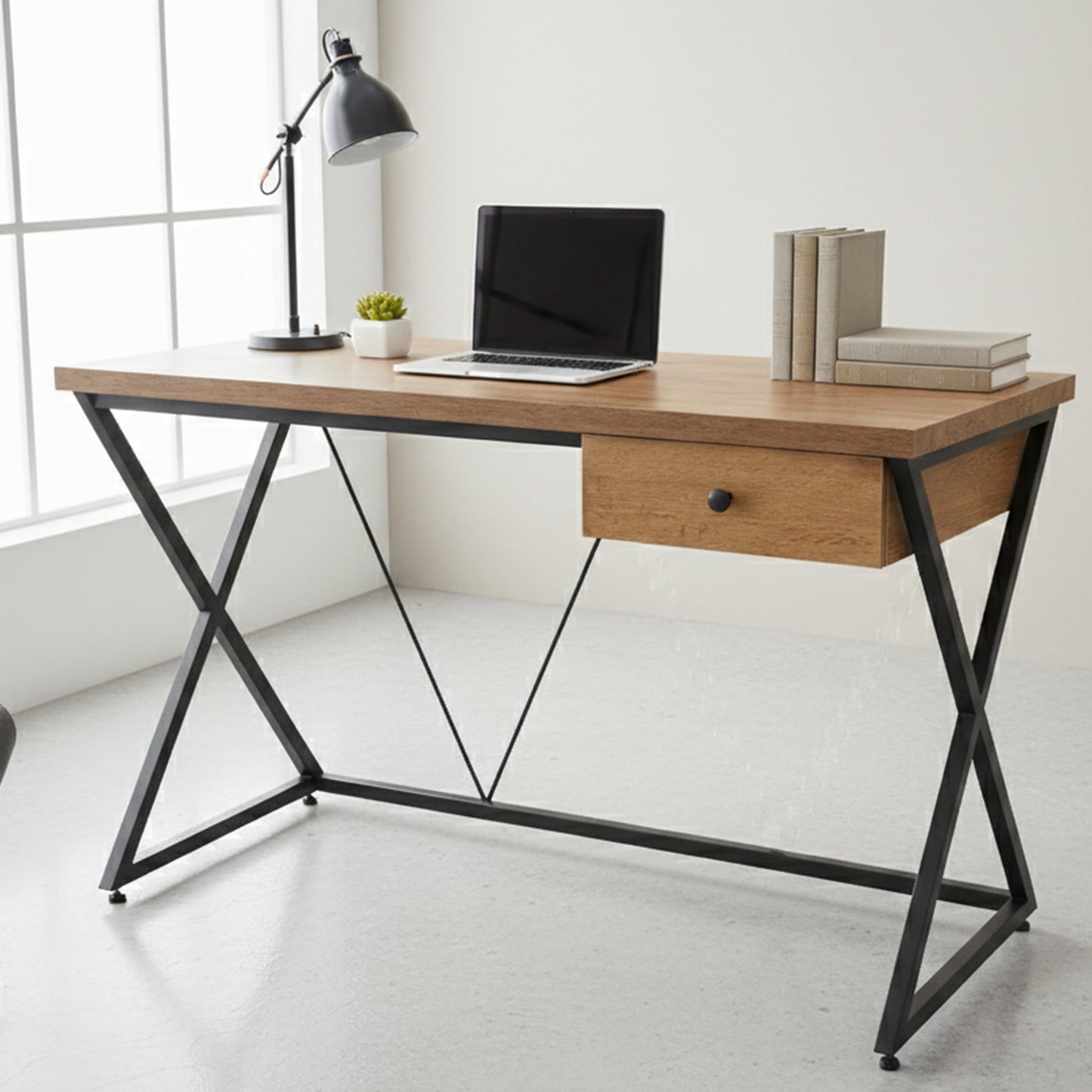 Tectile double top study table